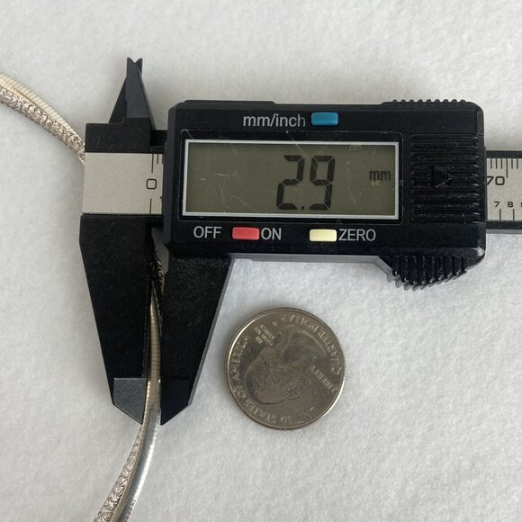 Dyadema Sterling Silver Double Strand Reversible Twisted Omega Chain Necklace - Picture 14 of 16